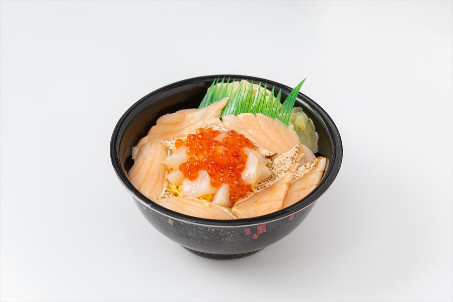 10 焼きハラス生ホタテいくら丼