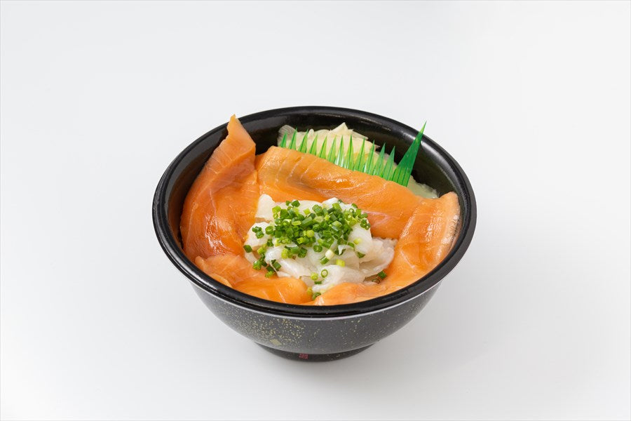 05 漬けサーモン縁側丼