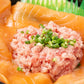 04　漬けサーモンねぎとろ丼